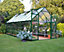 Serre de jardin en polycarbonate Balance vert 2,44 x 4,87 m Canopia by Palram