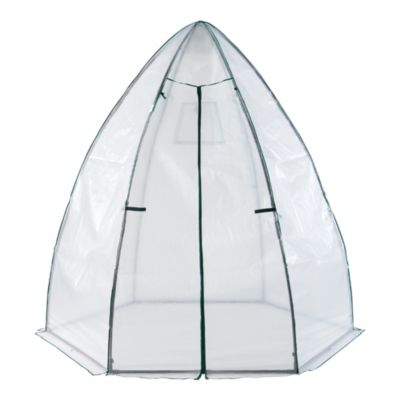 Serre de jardin Hunze 200 x 240 cm blanc vert en.casa