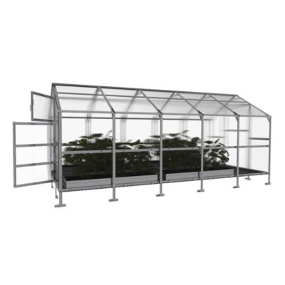 Serre de jardin KLASIKA BERNARD 2,35 x 5 m (11,75 m²), 4 mm avec revêtement en polycarbonate