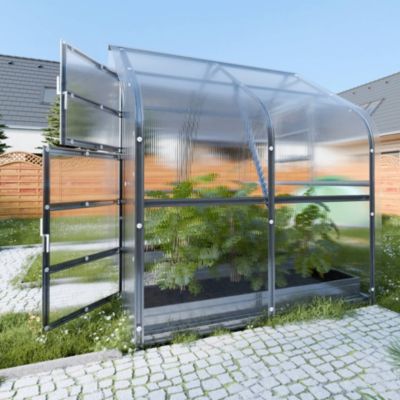 Serre de jardin KLASIKA DROP 5m2, 2,5m x 2m, 6 mm avec revêtement en polycarbonate