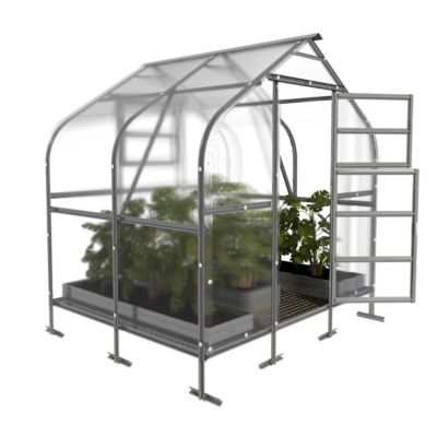 Serre de jardin KLASIKA DROP 5m2, 2,5m x 2m, 6 mm avec revêtement en polycarbonate