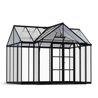 Serre de jardin polycarbonate Palram Canopia Triomphe noir 16.8m²
