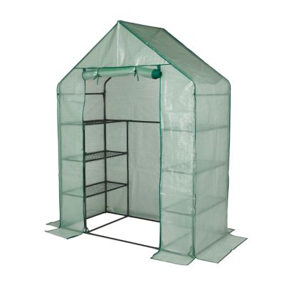 Serre de jardin souple Verve 1m² L.145 x l.75 x H.200 cm