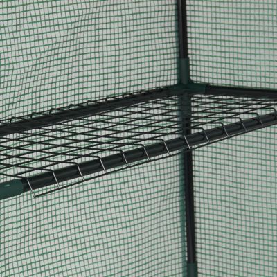 Serre de jardin souple Verve 1m² L.145 x l.75 x H.200 cm