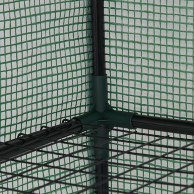 Serre de jardin souple Verve 1m² L.145 x l.75 x H.200 cm