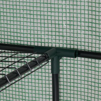 Serre de jardin souple Verve 1m² L.145 x l.75 x H.200 cm