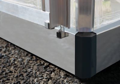 Serre en aluminium et polycarbonate Palram Canopia Harmony gris 6 x 10 m