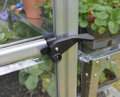 Serre en aluminium et polycarbonate Palram Canopia Harmony gris 6 x 10 m