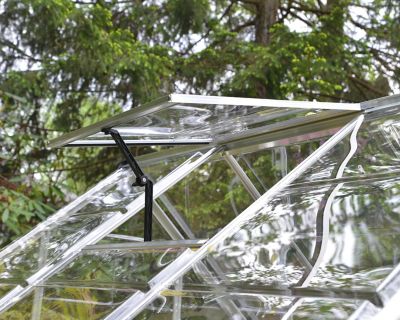 Serre en aluminium et polycarbonate Palram Canopia Harmony gris 6 x 10 m