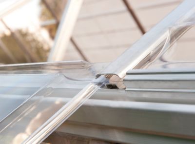 Serre en aluminium et polycarbonate Palram Canopia Harmony gris 6 x 10 m