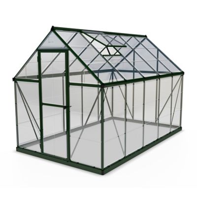 Serre en aluminium et polycarbonate Palram Canopia Harmony vert 6 x 10 m