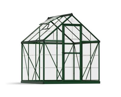 Serre en aluminium et polycarbonate Palram Canopia Harmony vert 6 x 6 m