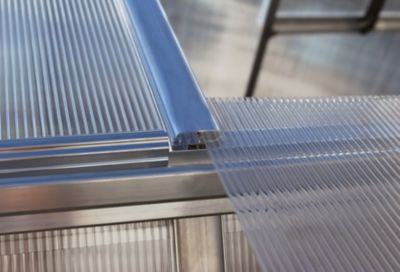 Serre en aluminium et polycarbonate Palram Canopia Mythos gris 6 x 4 m