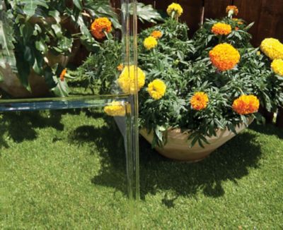 Serre en aluminium et polycarbonate Palram Canopia Mythos gris 6 x 6 m