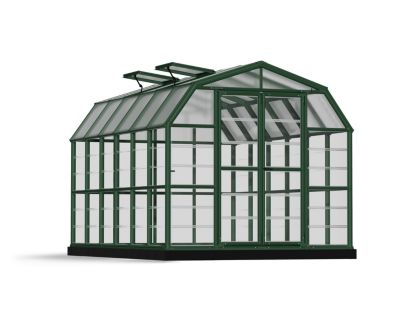 Serre en pvc et polycarbonate Palram Canopia Grand Gardener vert 8 x 12 m