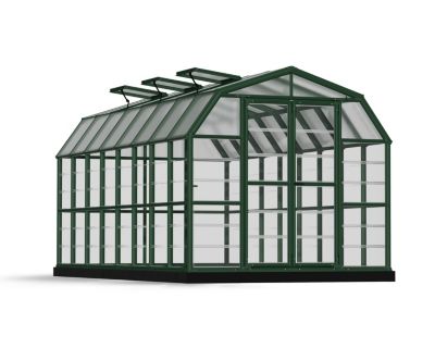 Serre en pvc et polycarbonate Palram Canopia Grand Gardener vert 8 x 16 m