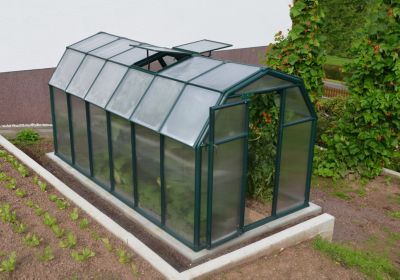 Serre en pvc et polycarbonate Palram Canopia Rion Ecogrow vert 6 x 12 m