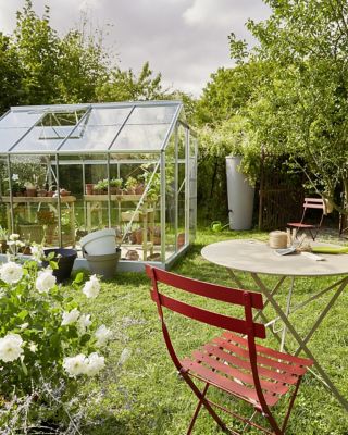 Serre en verre Venus 5000 5m² + base