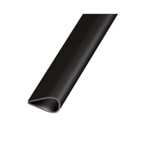 Serre feuillet PVC noir 15 mm, 1 m
