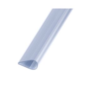 Serre feuillet PVC transparent 15 mm, 1 m