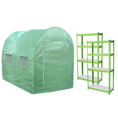 Serre Polytunnel 25mm 3m x 2m avec Etageres