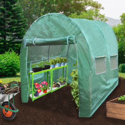 Serre Polytunnel 25mm 3m x 2m avec Etageres