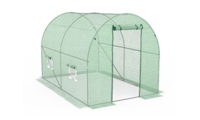 Serre tunnel de jardin avec bâche renforcée - 6 M²