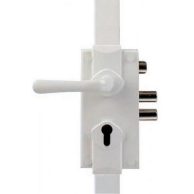 Serrure 3 points S300 réversible sans cylindre blanc - MUL-T-LOCK - LO300BXXXXXXXXXXX