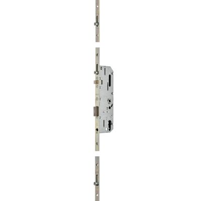 Serrure 4 points série 20215 automatique L2150 têtière 18mm Axe 50mm bout carré sans gâche - VACHETTE - 26770000