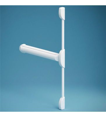 Serrure Barre anti-panique exiDOM TP200 blanc 840 mm 2 points penes haut bas coupe-feu