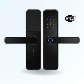 Serrure connectée locky-2 biométrique, code, badge, bluetooth et wifi intégré