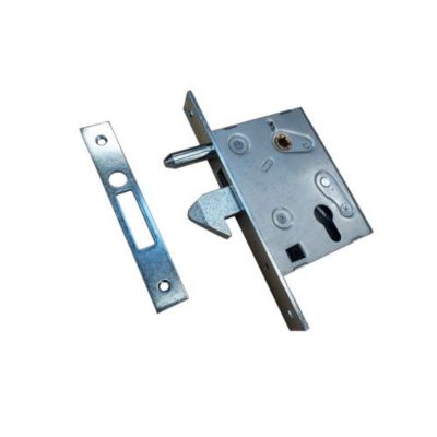 Serrure à crochet axe 60mm pour porte coulissante coffre de 96mm - IBFM - 5100