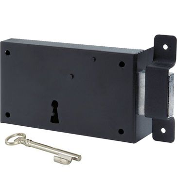 Serrure En Applique Bricard – Verticale, Ouverture Par Clé Pour Portail – Neuve Et Sous Emballage