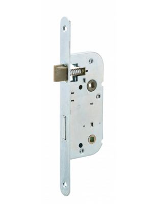 Serrure AGB Grande Patte – Frontal 22 Mm, Pour Porte De Salle De Bain Et WC, Fabrication Italienne