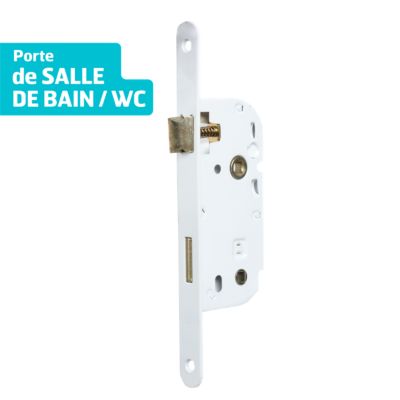 Serrure encastrée Pratic, à condamnation, axe 40 mm