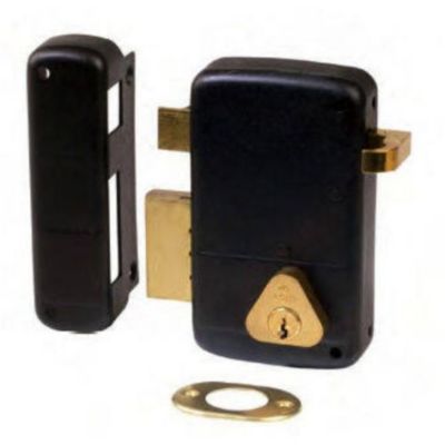 Serrure monopoint vertical tirage gauche cylindre de 45mm - CISA - 3005034000
