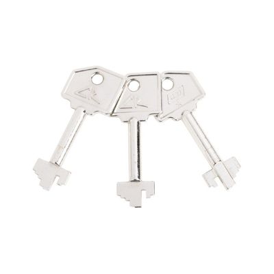 Serrure multipoints CR T040069110 3 points pompe droite marron axe 65 mm