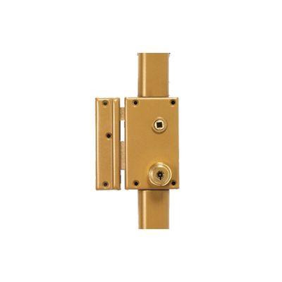Serrure multipoints en applique POLLUX 074710 3 points cylindre 47,5 mm gauche doré