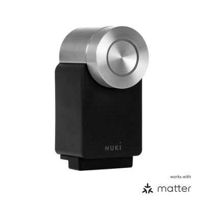 Serrure Nuki Smart Lock 4 ème génération Pro, noire