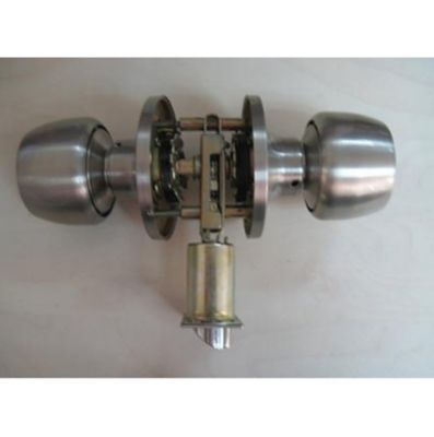 Serrure tubulaire avec cylindre Diall