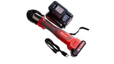 Sertisseuse Bemco sans fil  Coffret complet avec 2 batteries, chargeur et mâchoire 16 mm incluse  Pince à sertir électrique