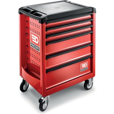 Servante 6 tiroirs ROLL M3 Rouge - FACOM - ROLL.6M3PF