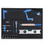 Servante d'atelier mobile 3 tiroirs + 103 outils
