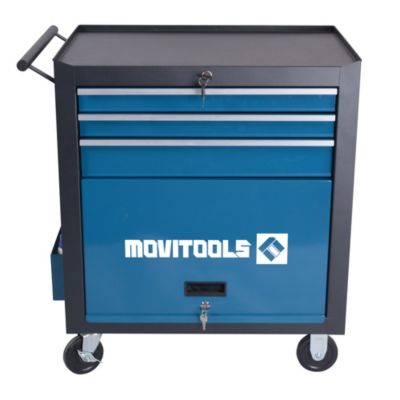 Servante d'atelier mobile 3 tiroirs + 103 outils