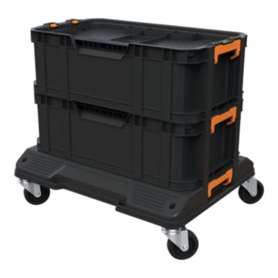 Meuble à Tiroirs Avec Tiroir Verrouillable - Métal - 3 Tiroirs - Noir | Bol