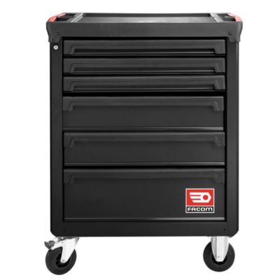 Servante d'atelier ROLL M3 6 Tiroirs Noire - FACOM ROLL.6NM3APF