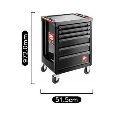 Servante d'atelier ROLL M3 6 Tiroirs Noire - FACOM ROLL.6NM3APF