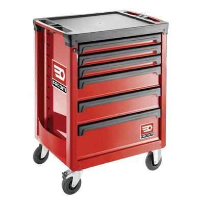 Servante D'atelier Vide Facom Roll.6m3apf - 6 Tiroirs - Rouge