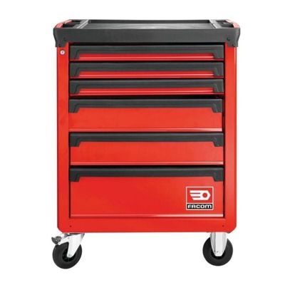 Servante D'atelier Vide Facom Roll.6m3apf - 6 Tiroirs - Rouge