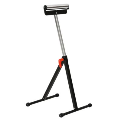 Servante à rouleau pliable - servante d'atelier à rouleau - max 90 Kg - H. 68-110 cm - métal rouge noir